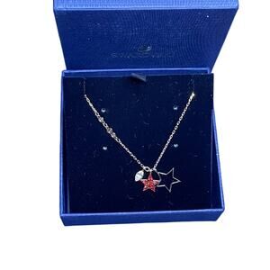 Swarovski Duo Star Medium Pendant Necklace